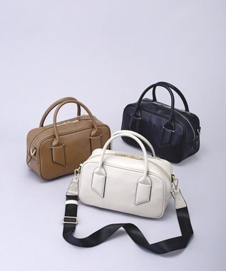 MioFIRANO SILHOUETTE U001 ボストンバッグ IVORY