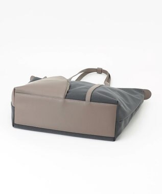 Y'SACCS コットンライクナイロントート Mサイズ グレー