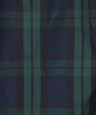 ANY 【ウエストゴム】ビックチェックタフタスカート ネイビー