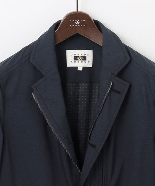 JOSEPH ABBOUD 【キングサイズ・撥水・ストレッチ】インタレースストレッチ ドライビング ジャケット ネイビー系