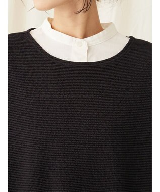 CRAFT STANDARD BOUTIQUE サイドリングボタンプルオーバー Black