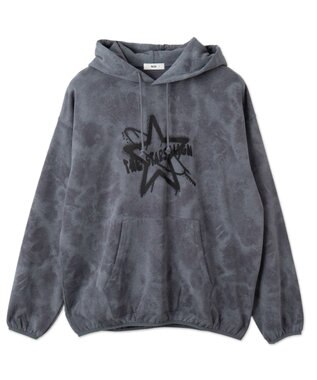 WEGO 【ユニセックス着用ITEM】スノーダイグラフィックビッグパーカー グレー