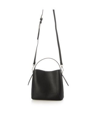 UNBILLION カシュカシュ cachecache / シボ合皮ミニバゲットバッグ ブラック