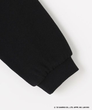 ANY KIDS 【マイメロディ＆クロミ×ANY KIDS】アップリケ トレーナー ブラック×クロミ