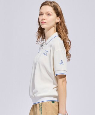 PW CIRCULUS 【WOMEN】ミニワッフル鹿の子ポロ ゴルフウェア レディース