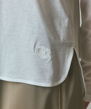 GRACE CONTINENTAL 天竺ドルマントップ ホワイト