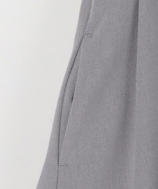 ANY KIDS 【2点セット】ノーカラー ボレロジャケット+襟付き ワンピース グレー