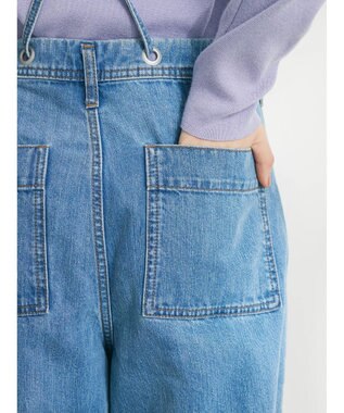 CRAFT STANDARD BOUTIQUE ２ｗａｙサロペットデニムパンツ Light Indigo