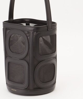 GRACE CONTINENTAL ORSETTO シアーバッグ ブラック