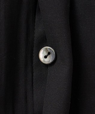 23区 S 【GOLD LABEL】トリアセテートオーガンジー プリーツワンピース ブラック系