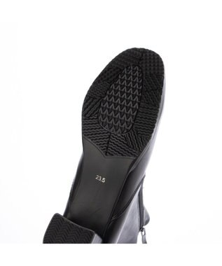 ing 【WEB限定】ダブルファスナーショートブーツ ブラック