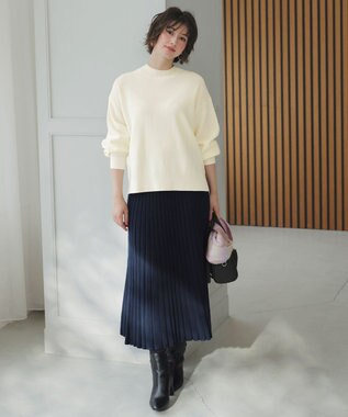 ANY SIS ウールニュアンス ストール ピンクチェック