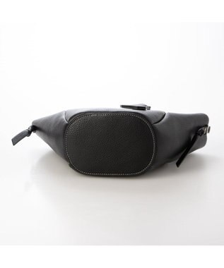UNBILLION カシュカシュ cachecache / シボ合皮変形バケツトート ブラック