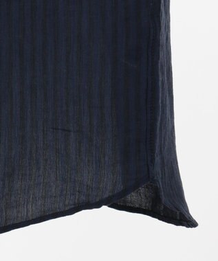 JOSEPH ABBOUD MOUNTAIN 【SPACE】エアリノバンドカラー シャツ ネイビー系1