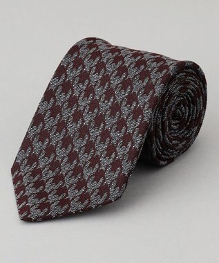GOTAIRIKU 【Fermo Fossati】千鳥 ネクタイ ワイン系8