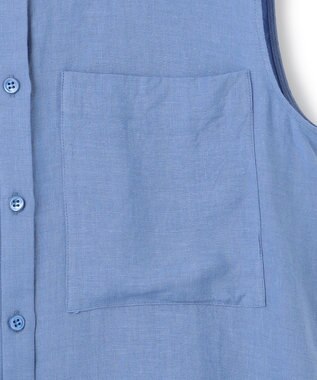 BEIGE， BASILE / バンドカラーシャツ Sax