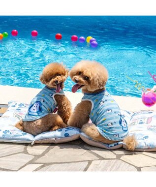 PET PARADISE スヌーピー タッチワンクール プラス タンクトップ 《マリン》 小型犬 ライトブルー