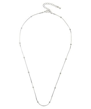AMERICAN HOLIC ボールスリムチェーンネックレス Silver