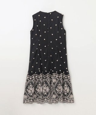 GRACE CONTINENTAL 刺繍レースドレス ブラック