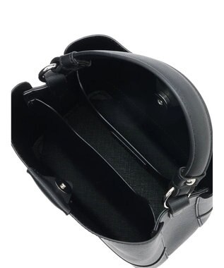 Green Parks ＯＴＯ．ＨＡ．両アオリポケットハンドバッグ Black