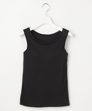 自由区 L 【ワコールコラボ・2点SET】シアーチェックニット プルオーバー ブラック