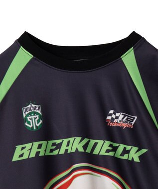 WEGO レーシングロゴメッシュT（LS） ブラック