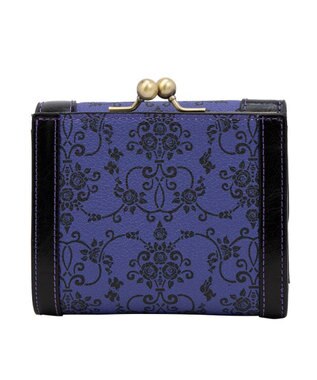 ANNA SUI リーブル 口金二つ折り財布 パープル