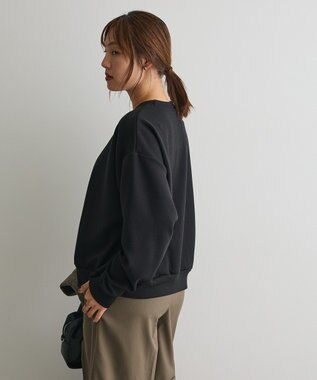 CRAFT STANDARD BOUTIQUE フォトプリントダンボールプルオーバー Black