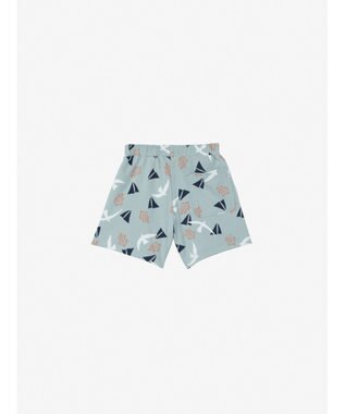 HELLY HANSEN 【キッズ・抗菌防臭・記名ラベル付】グラフィックプリントショーツ ミスティグレー