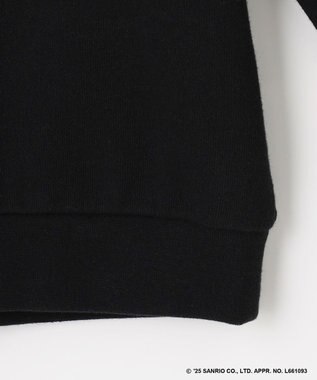 ANY KIDS 【マイメロディ＆クロミ×ANY KIDS】アップリケ トレーナー ブラック×クロミ