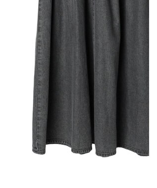 Green Parks ■ＥＳＣＡＲ　デニムピンタックワンピース Gray