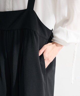 Green Parks スカーチョサロペット Black