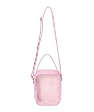 WEGO 【痛バ＆推し活】ダブルフェイスマルチWAYぬいポーチ ライトピンク