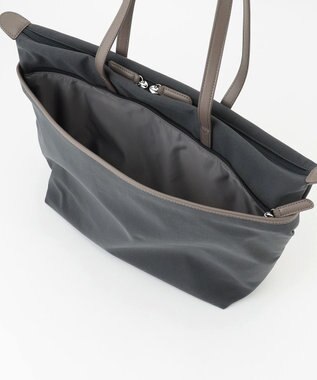 Y'SACCS コットンライクナイロントート Mサイズ グレー