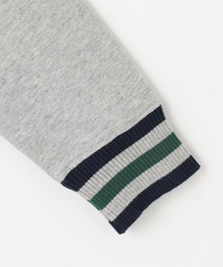 J.PRESS KIDS 【100-130cm】トリコリブコンビボーダー ミニ裏毛 トレーナー グレー系