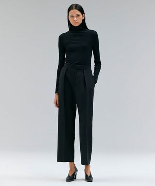 BEIGE， WASCO / 2WAYストレッチウールタックカービーパンツ Black