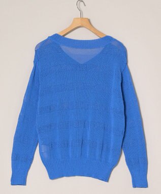 ONWARD Reuse Park 【組曲】ニット春夏 ブルー