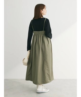 Green Parks ・ＥＬＥＮＣＡＲＥ　ＤＵＥ　サス付ジャンスカ Khaki