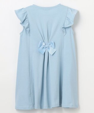 ANY KIDS ひんやりクール カットソーワンピース サックスブルー