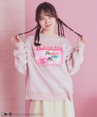 earth music&ecology Ｔｈｅ　Ｐｏｗｅｒｐｕｆｆ　Ｇｉｒｌｓ／ｅｍａｅＬスウェット Pink