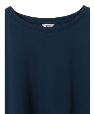 AMERICAN HOLIC 接触冷感裾切り替えカットプルオーバー Navy