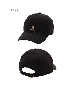 MOONBAT FURLA(フルラ)スカーフ×キャップ 帽子 UVカット ブラック