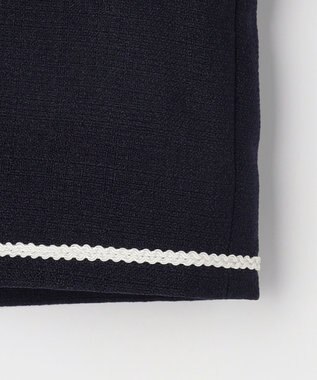 ANY KIDS 【2点セット】ノーカラー ボレロジャケット+襟付き ワンピース グレー