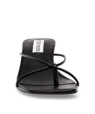 STEVE MADDEN BRINNIE トングヒールサンダル ブラック