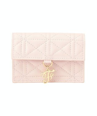 Maison de FLEUR キルティングカードケース Pink