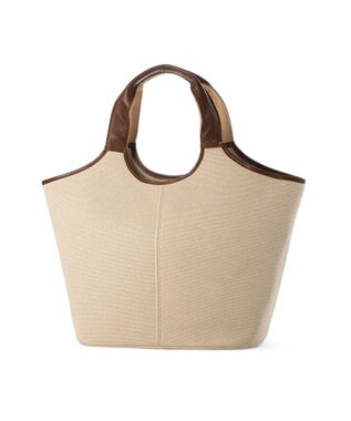 UNBILLION VERYコラボ ペルケ perche / キャンバス×牛革コンビトートバッグ