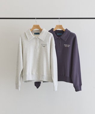 AMERICAN HOLIC 【BEVERLY HILLS POLO CLUB】裏毛ポロスウェット Oatmeal