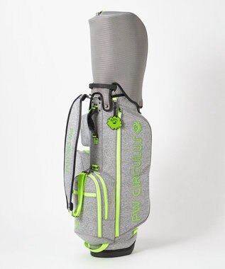 PW CIRCULUS 【25秋冬 新色追加！】【UNISEX】デタッチャブル キャディバッグ　取っ手付ポーチ・シューズケース付  ゴルフ グレー系