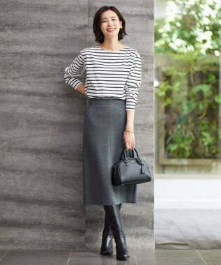 J.PRESS LADIES 【2way】ボストン ミニ バッグ ブラック系