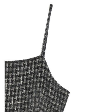 Green Parks ・ＥＬＥＮＣＡＲＥ　ＤＵＥ　ツイードキャミワンピース Gray